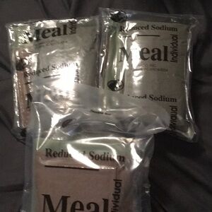 Mre pack of three emergency